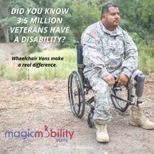 picture of disabled veteran in wheelchair