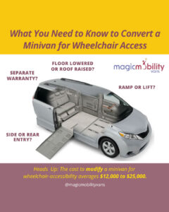 What you need to know to Convert a Minivan for Wheelchair Access
